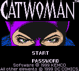 Catwoman (Europe) Title Screen